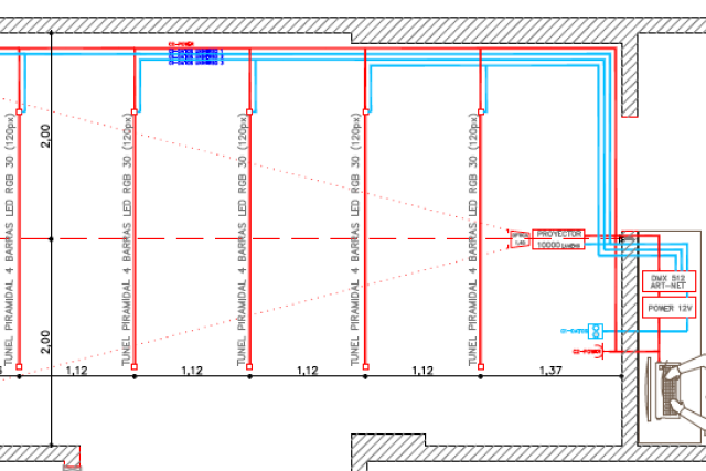 ER…VA 52 ::  Instalación Inmersiva  _    LEDs