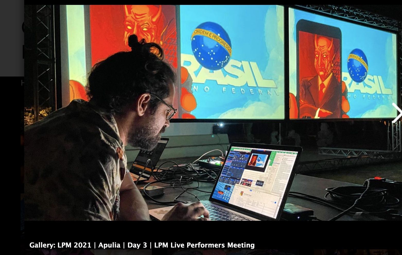Video Mapping with VJ Eletroiman Telenoika