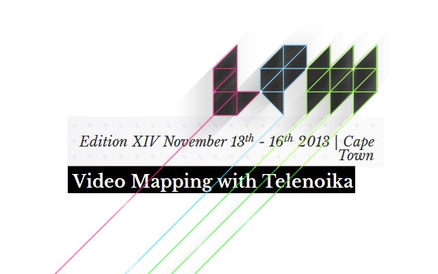 VIDEO MAPPING WORKSHOP LPM CAPETOWN