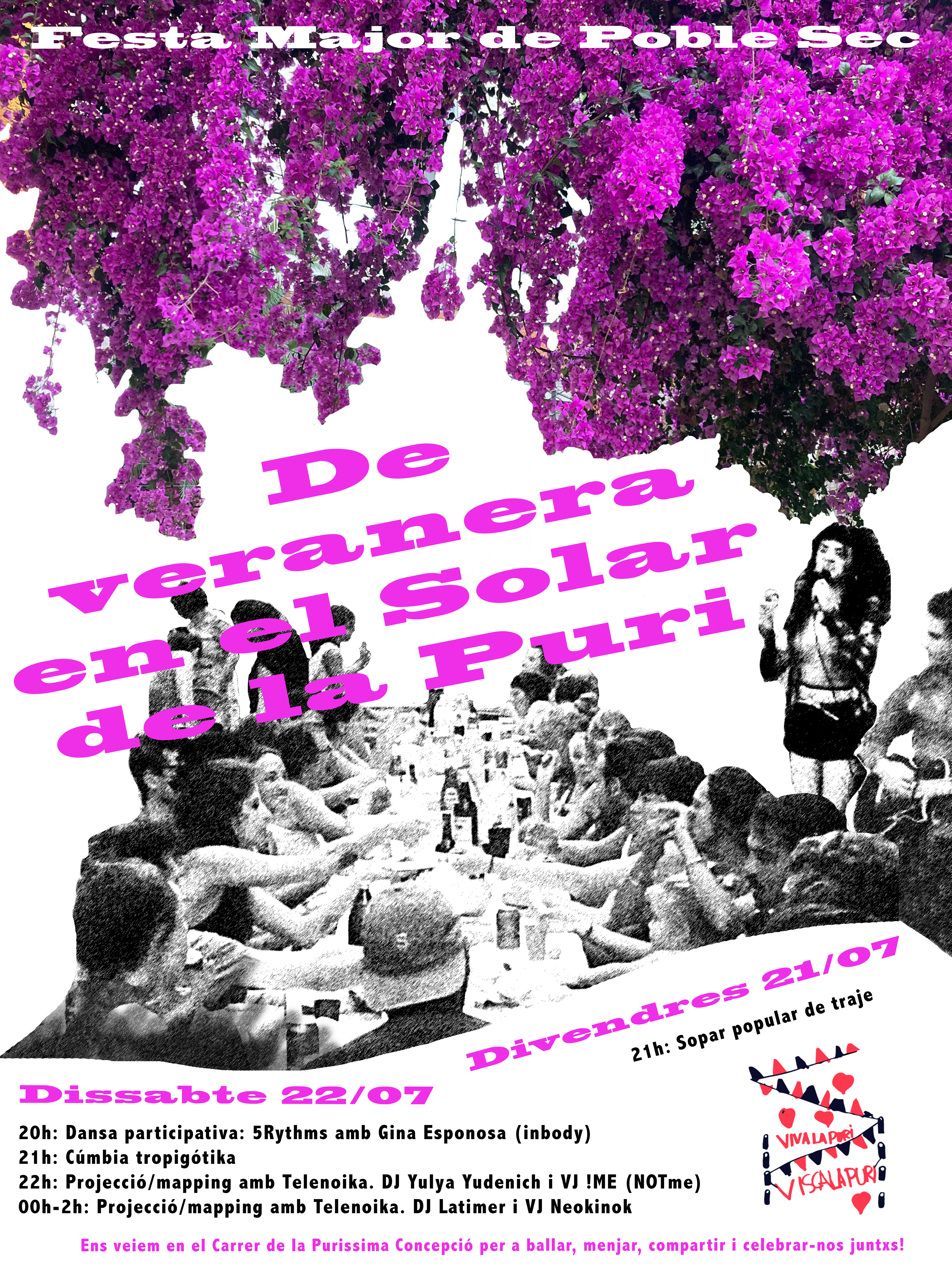 Festa Major del Poblesec al Solar de la Puri 2023