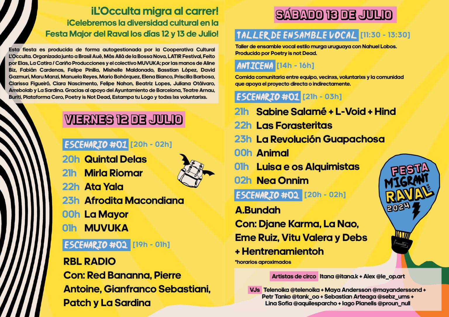 Telenoika a la Festa Major del Raval de 2024