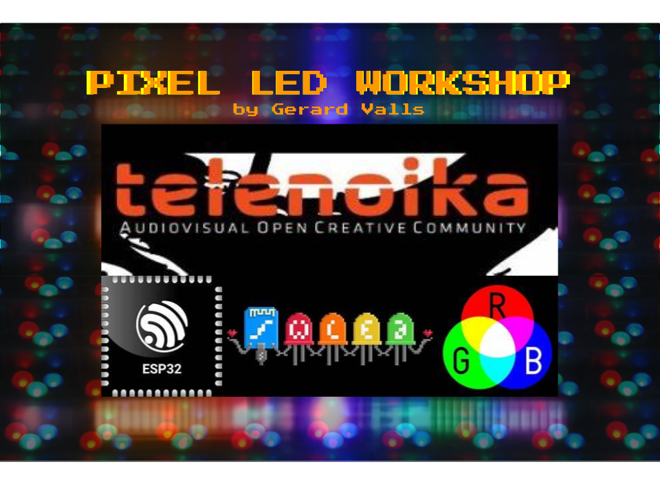 Creación de paneles y pantallas píxel LED mapeables