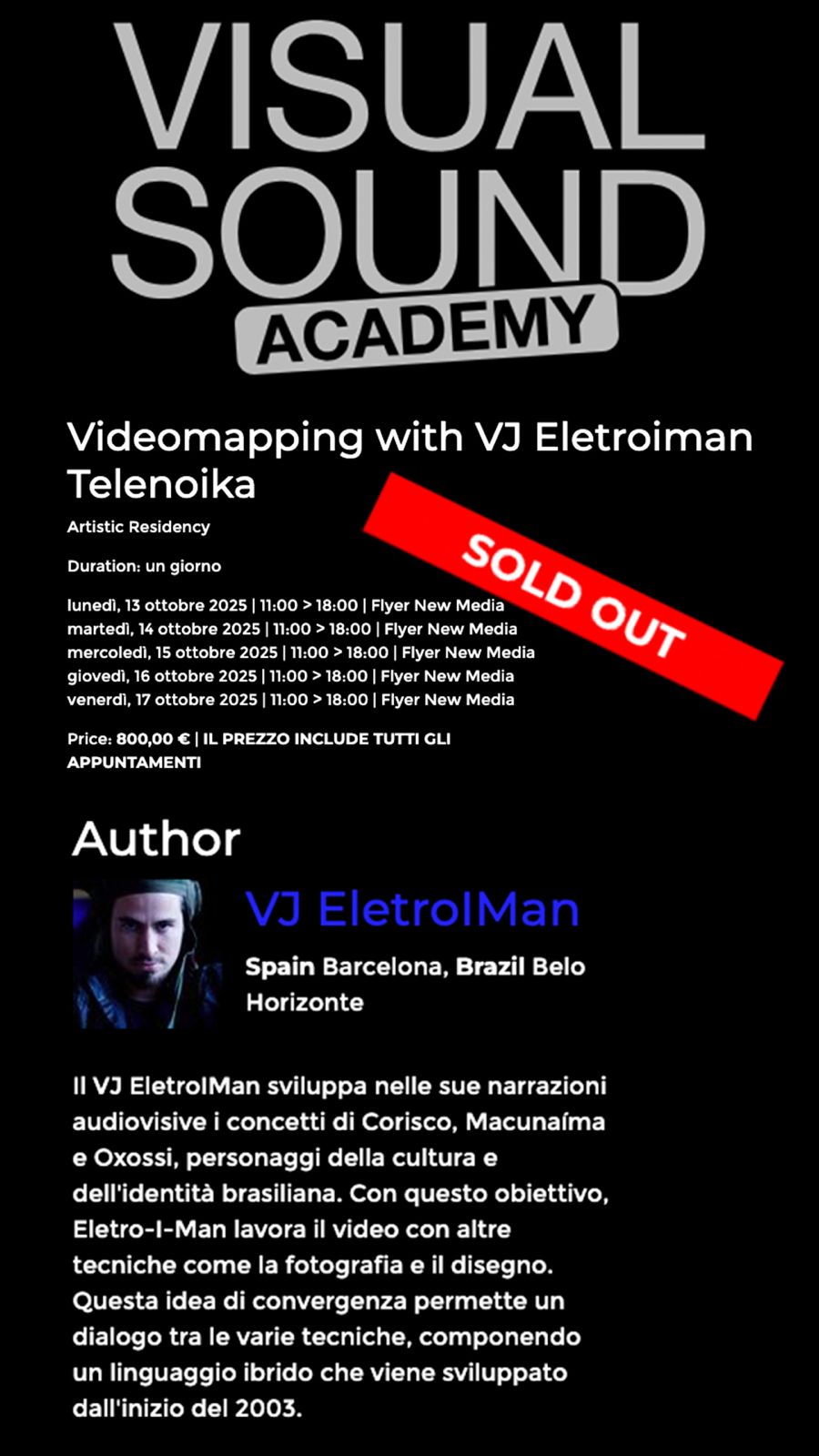 Campus Telenoika 2025 :: Taller de Vídeo Mapping dins de Visual Sound Academy