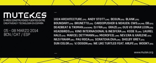 MUTEK.ES 5 anys : 5-8 març a Bcn