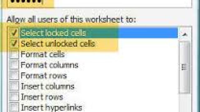 Desbloquear celdas protegidas en documentos excel