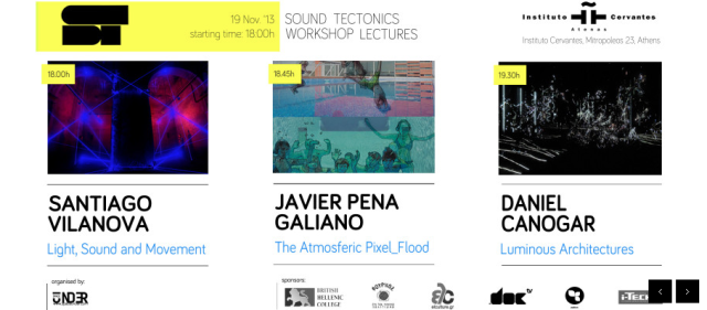 Sound Tectonics :: 10-25 Nov. Atenes.