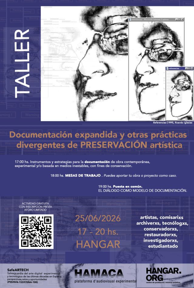 Taller de instrumentos y estrategias para la documentación de obra contemporánea, experimental y/o basada en medios inestables con fines de conservación