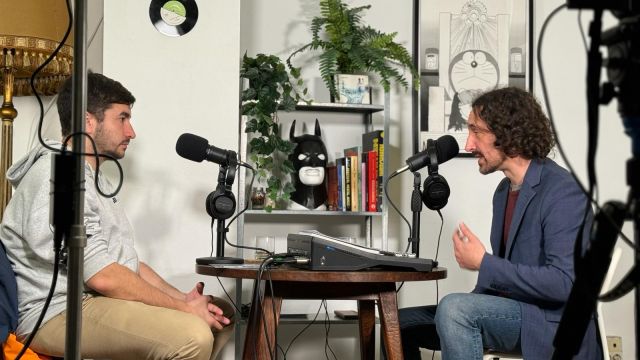 Gravació de Naps i Cols Podcast Albert Bermúdez