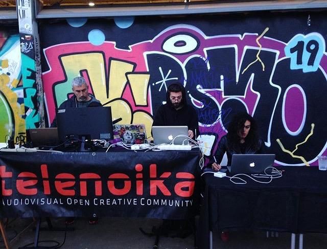 VJ sessions. Plaça tres Xemaneies. Festival Seco.