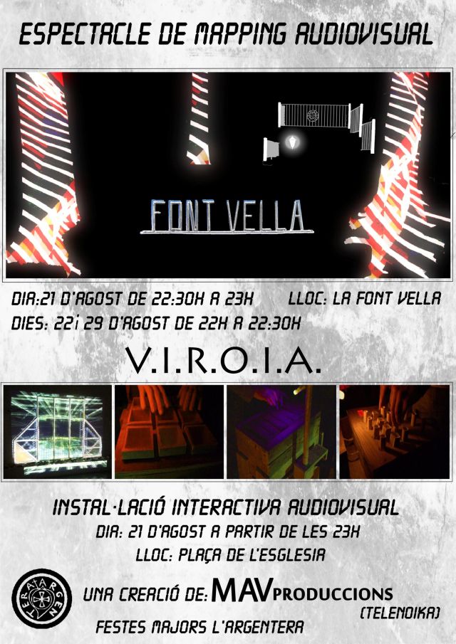 1er mapping de MAV Produccions