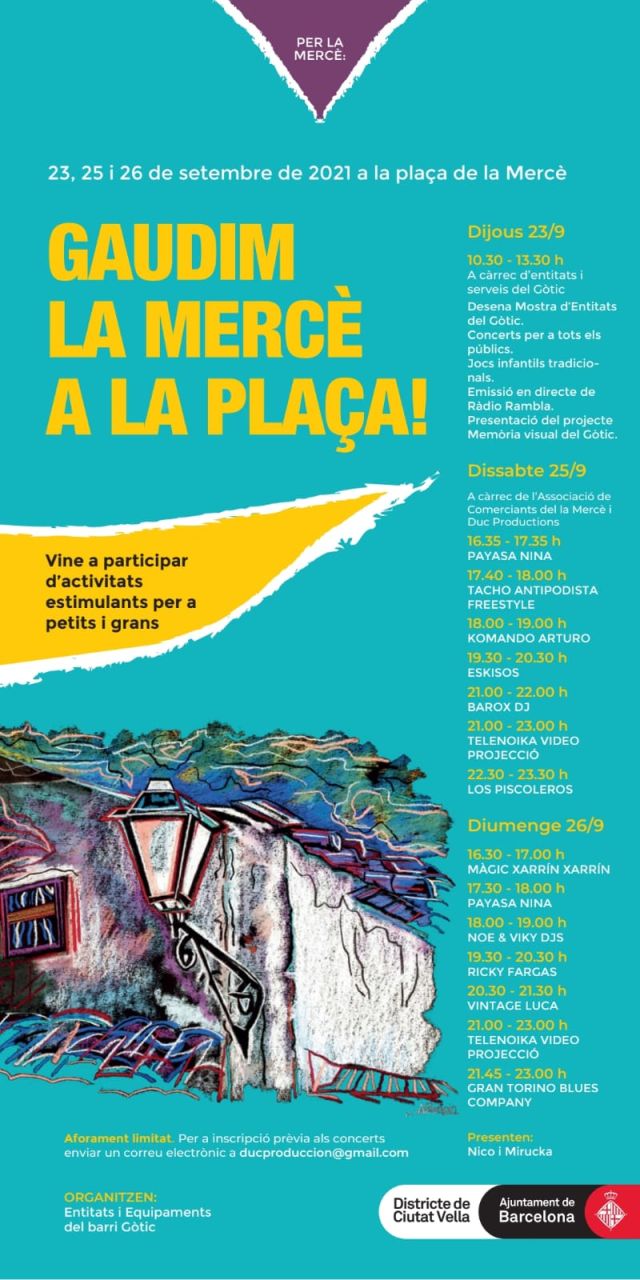 Video proyeccion en la Mercé 2021